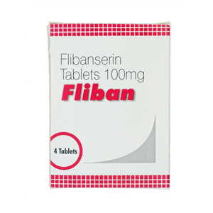 Flibanserin 100mg (4 pills) online by Indian Brand