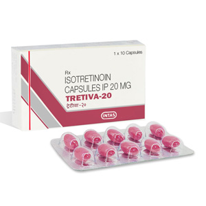 Isotretinoin (Accutane) 20mg (10 caps) online by Indian Brand