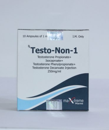 Sustanon 250 (Testosterone mix) 10 ampoules (250mg/ml) online by Maxtreme