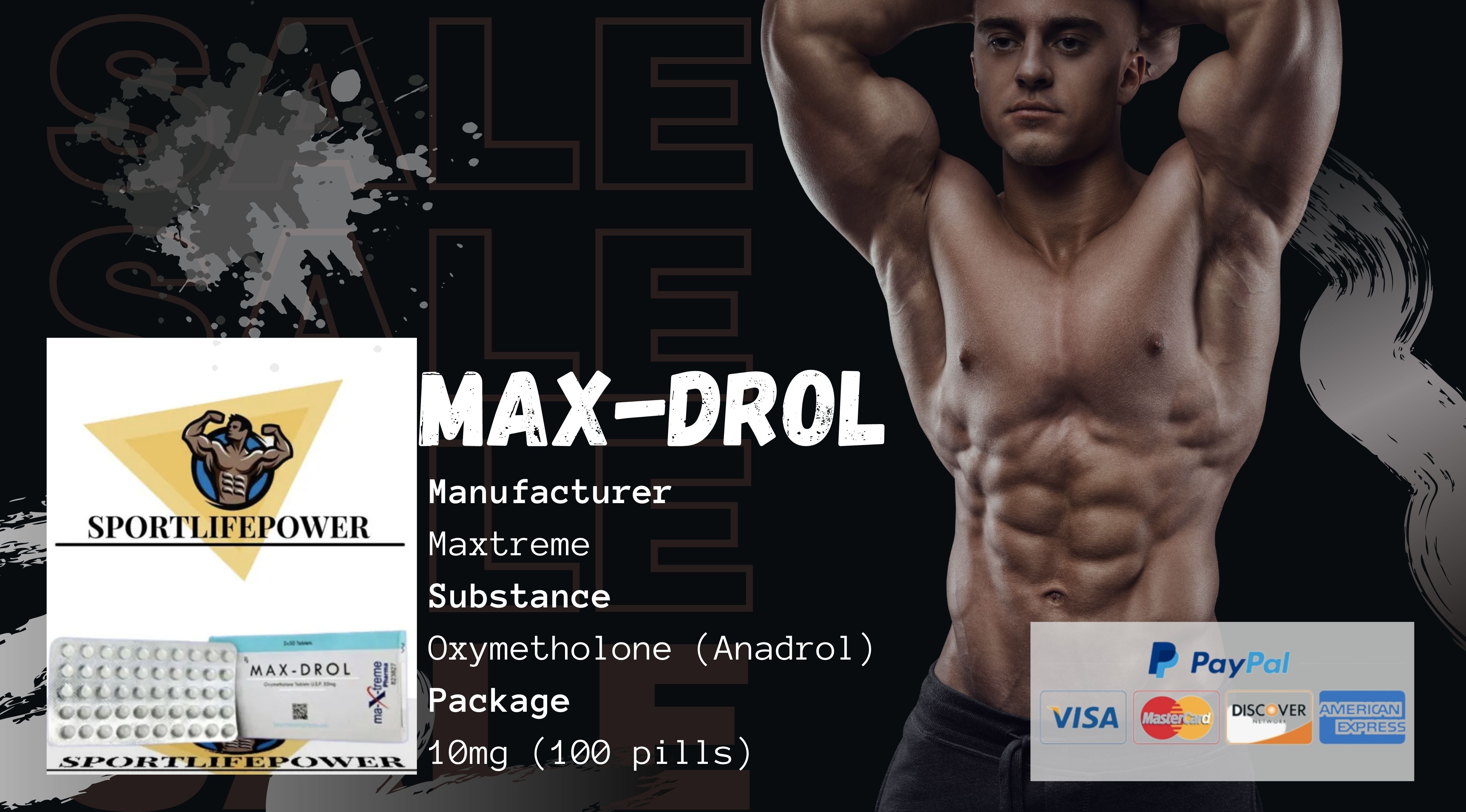 Buy max-drol at sportlifepower.biz