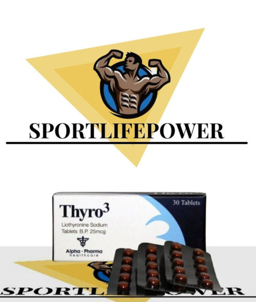 liothyronine (T3) 25mcg (30 pills) online by Alpha Pharma